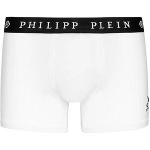 Philipp Plein, Heren, Ondergoed, Wit, Maat: S Katoen,