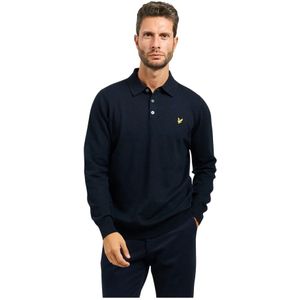 Lyle & Scott, Heren, Truien, Blauw, Maat: L Wol,