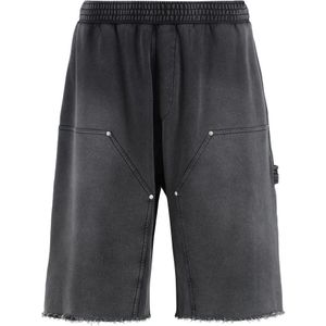 Givenchy, Heren, Korte broeken, Zwart, Maat: XL Katoen,