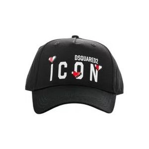 Dsquared2 Icon Seizoenspet , Black , unisex , Maat: ONE Size