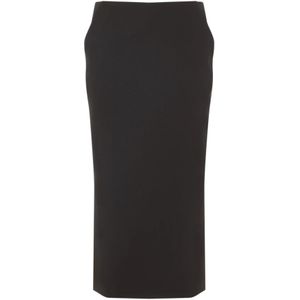 Giorgio Armani, Dames, Rokken, Bruin, Maat: S Wol,