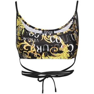 Versace Jeans Couture, Dames, Tops, Veelkleurig, Maat: M Polyamide,