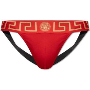 Versace, Heren, Ondergoed, Rood, Maat: 2XL Katoen,