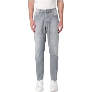 Dondup, Heren, Jeans, Grijs, Maat: W31 Denim,