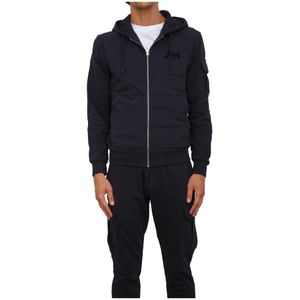 Antony Morato, Heren, Sweatshirts & Hoodies, Blauw, Maat: M Katoen,