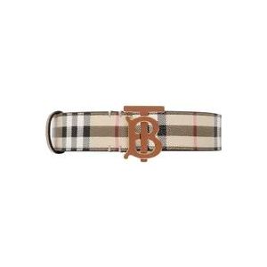 Burberry Riem met logo , Beige , unisex , Maat: S