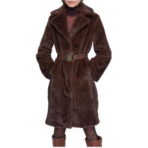 Gaudi, Dames, Mantels, Bruin, Maat: M Leer,