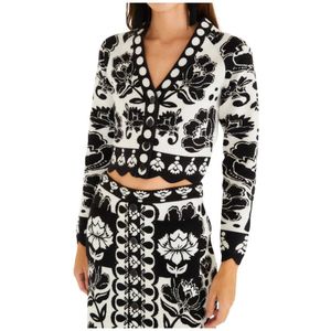 Farm Rio, Dames, Truien, Veelkleurig, Maat: XS Acryl,