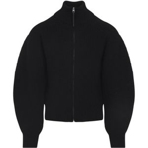 Jacquemus, Heren, Truien, Zwart, Maat: S Wol,