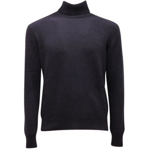 Original Vintage, Heren, Truien, Blauw, Maat: M Wol,