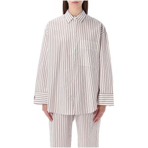 By Malene Birger, Dames, Blouses & Shirts, Wit, Maat: XS Katoen,