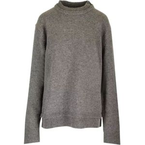 Maison Margiela, Heren, Truien, Grijs, Maat: L Katoen,