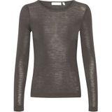 InWear - Longsleeve Top - Bruin - 100% Wol