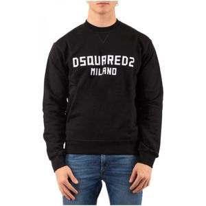 Dsquared2 - Crewneck Sweatshirt - Zwart - Katoen