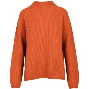 Max Mara, Dames, Truien, Oranje, Maat: M Wol,