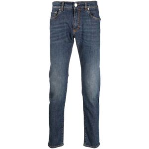 Etro, Heren, Jeans, Blauw, Maat: W32 Katoen,
