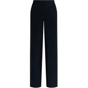 Emporio Armani, Dames, Broeken, Blauw, Maat: M Viscose,