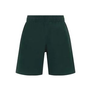 Burberry Groene Katoenen Shorts Elastische Taille , Green , Heren , Maat: S