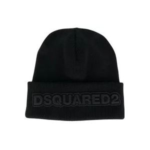 Dsquared2 Beanies , Black , Heren , Maat: ONE Size