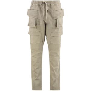 Rick Owens, Heren, Broeken, Grijs, Maat: M Katoen,