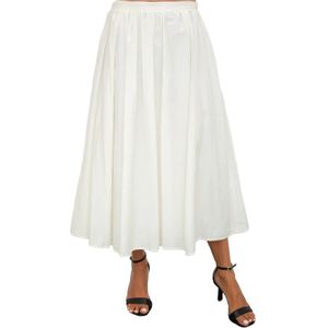Iblues, Dames, Rokken, Wit, Maat: S Katoen,