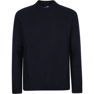 Drumohr, Heren, Truien, Blauw, Maat: M Wol,