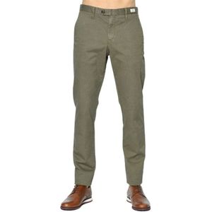 Tommy Hilfiger, Heren, Broeken, Groen, Maat: W38 Katoen,