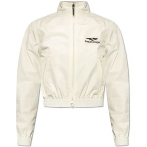 Balenciaga, Dames, Jassen, Wit, Maat: XS