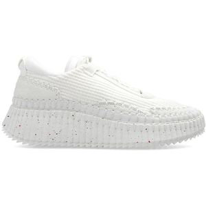 Chloé, Dames, Schoenen, Wit, Maat: 40 EU