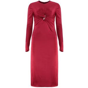 Versace, Dames, Jurken, Rood, Maat: XS Jersey,