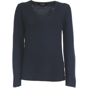 Gran Sasso, Dames, Truien, Blauw, Maat: S Wol,