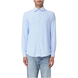 Paul & Shark, Heren, Overhemden, Blauw, Maat: 2XL Katoen,