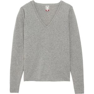 Ines de la Fressange Paris, Dames, Truien, Grijs, Maat: XS Linnen,