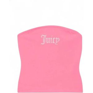 Juicy Couture, Dames, Tops, Roze, Maat: XS Katoen,