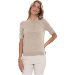 Hugo, Dames, Truien, Beige, Maat: S Wol,