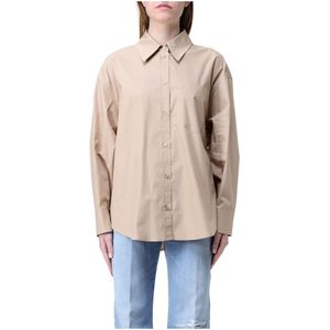 Dondup - Casual Katoenen Overhemd - Beige