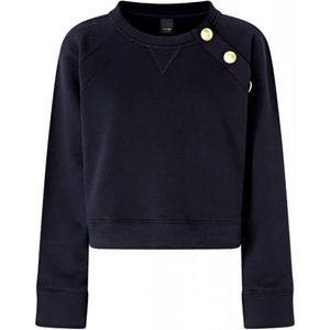 Pinko, Dames, Sweatshirts & Hoodies, Blauw, Maat: XL