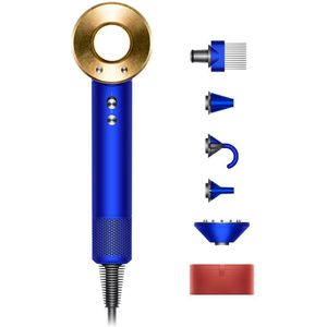 Dyson - Supersonic - Föhn - Blauw/Goud - 5 Stylingopzetstukken