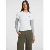 GUESS JEANS Shirt  rood / zwart / wit