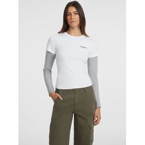 GUESS JEANS Shirt  rood / zwart / wit