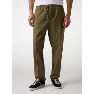 Chinobroek Stretchlinnenmix