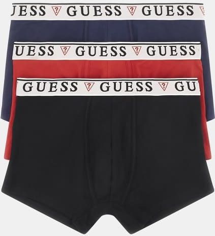 Guess - Boxershorts - Zwart - 3 Katoen Stretch Boxers