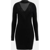 Geribde Bodycon Minitrui-Jurk