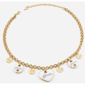Guess - Vintage - Dames Ketting - Goud/Wit - RVS
