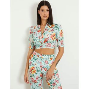 Guess, Dames, Blouses & Shirts, Veelkleurig, Maat: M Viscose,