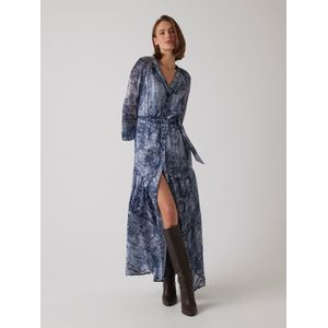 Lange Geprinte Georgettejurk