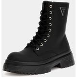Boot - Pamya - Biker Boots - Gemengd Leer - Ronde Punt - Hakhoogte 6 cm