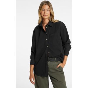 Oversized Overhemd Met Lange Mouwen En Zak