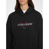 GUESS JEANS Sweatshirt 'American Tradition'  rood / zwart / wit