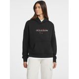 GUESS JEANS Sweatshirt 'American Tradition'  rood / zwart / wit